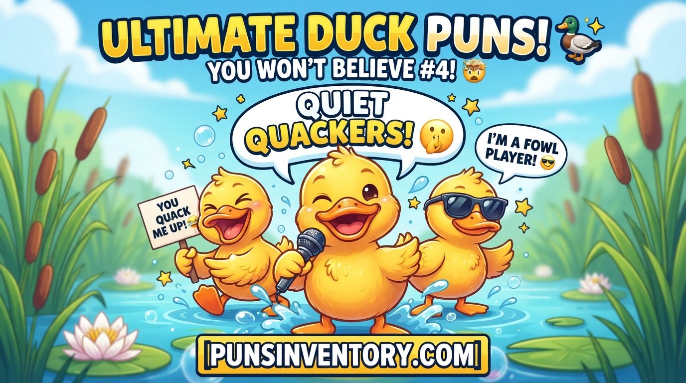 Duck Puns: Funny, Cute, Clever & Quacky Ideas for Every Occasion